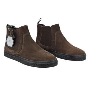Anthony Veer The Hills Suede Chelsea Boot SZ 8 Men's Brown Pull On Sneakers NEW